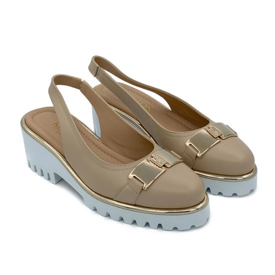 Босоножки KELTON бежевые кожаные - фото 7, AH2204 KEL