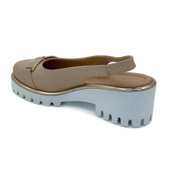 Босоножки KELTON бежевые кожаные - фото 3, AH2204 KEL