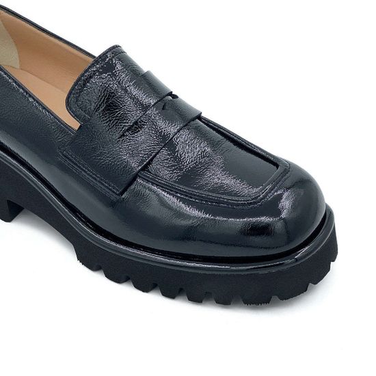 Лоферы Kelton черные наплак - фото 6, AG1314 KEL