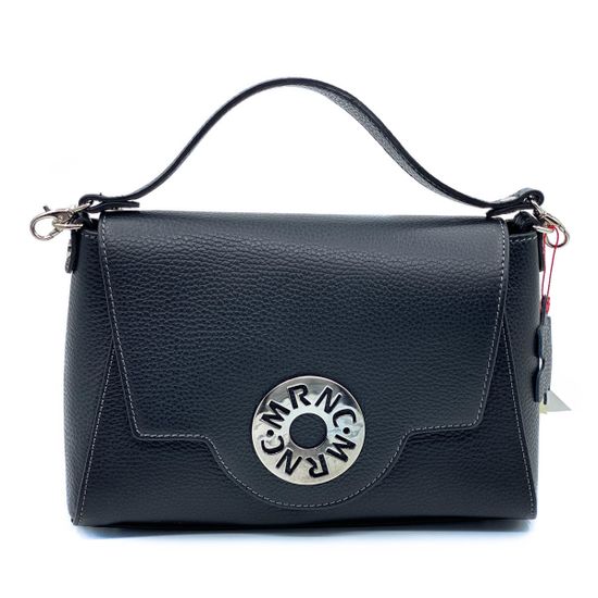 Сумка Marina Creazioni черная кожаная - фото 1, 