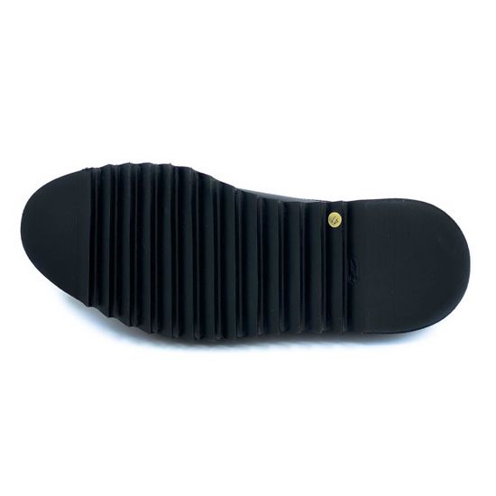 Кеды Lab Milano черно-бордовые кожаные демисезонные - фото 4, 