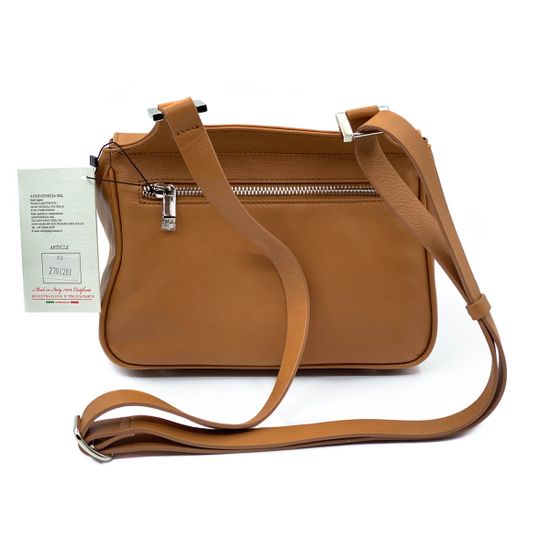 Сумка Renato Angi коричневая кожаная - фото 3, 2701281 RA CUOIO