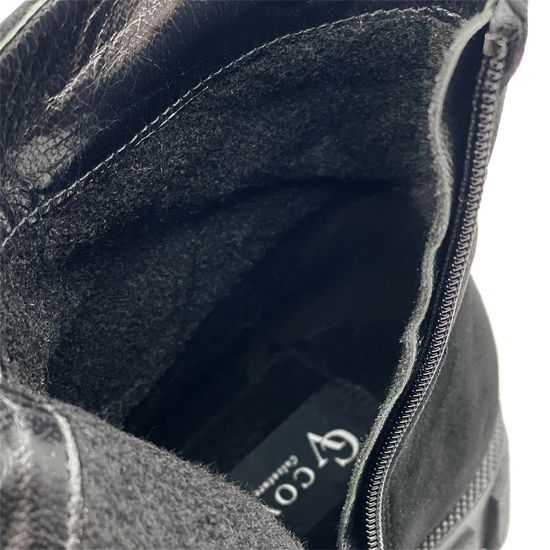 Ботинки CVCOVER черные замшевые на байке - фото 7, 29021-1 COV