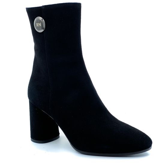 Полусапоги Rosso Nero замша черные - фото 2, 4465 RN