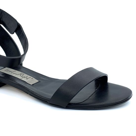 Босоножки Left&amp;Right черные кожаные - фото 6, 