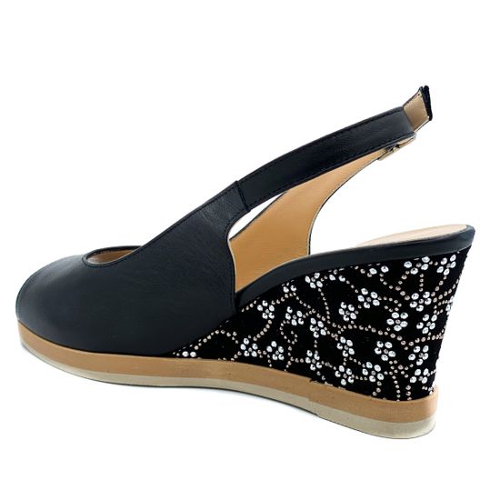 Босоножки Giorgio Piergentili черные - фото 3, 