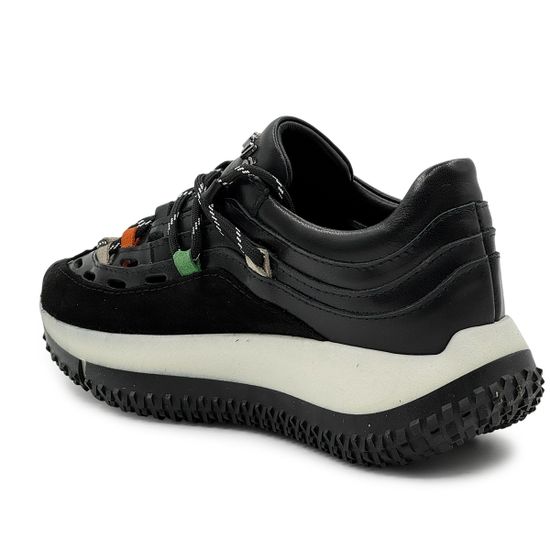 Кроссовки NILA&amp;NILA черные замшевые/кожаные - фото 3, NO9224 NIL NERO