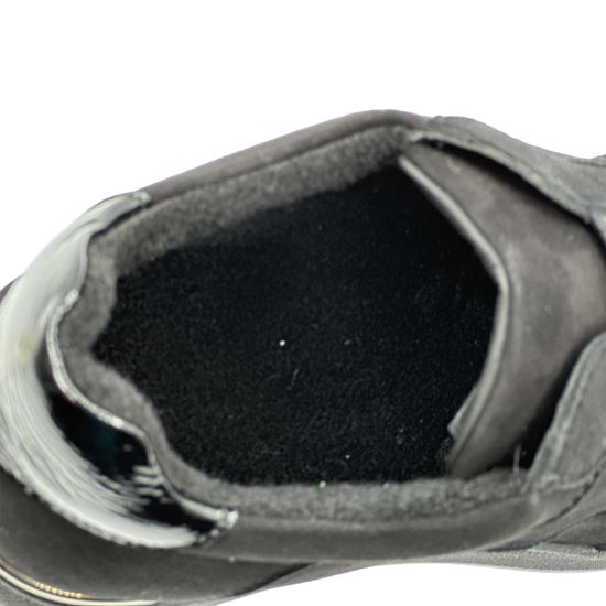 Полуботинки KELTON черные замша/лак на байке - фото 7, 