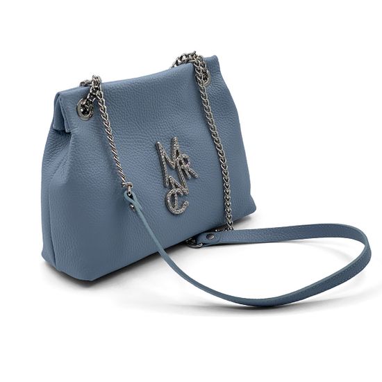 Сумка Marina Creazioni голубая кожаная - фото 2, 