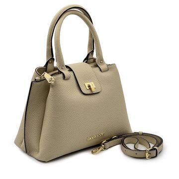 Сумка Di Gregorio бежевая кожаная - фото 2, 6002 DG BEIGE