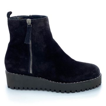 Ботинки Jeannot черные замшевые МЕХ - фото 1, 76309(900) JN