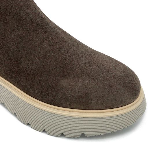 Ботинки KELTON бежевые замшевые байка - фото 6, 