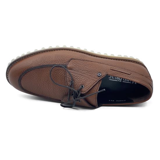 Туфли Mario Bruni коричневые кожаные демисезонные - фото 5, 64292 MB MORO