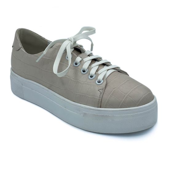 Кеды Cover бежевые кожаные - фото 2, 57059 COV