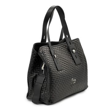 Сумка Renato Angi черная из плетеной кожи - фото 2, 3307517 RA NERO