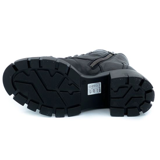 Ботинки Fru.it черные кожаные демисезонные - фото 4, 