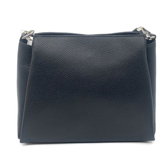 Сумка Di Gregorio черная кожаная - фото 3, 