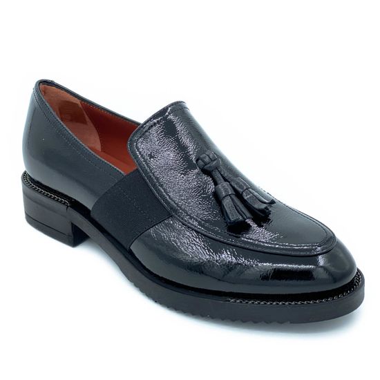 Лоферы Mot Cle черные наплак - фото 2, 