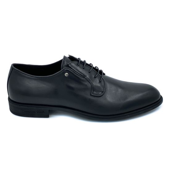 Туфли Giampieronicola черные кожаные - фото 1, 