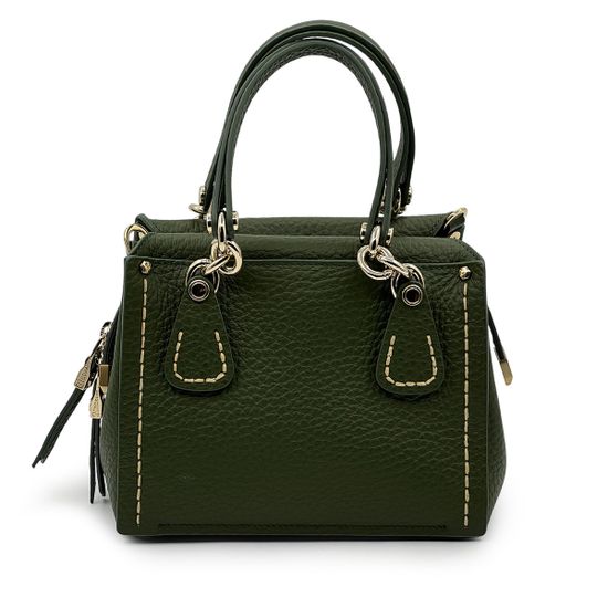 Сумка Gironacci зеленая кожаная - фото 3, 2430 GIR VERDE