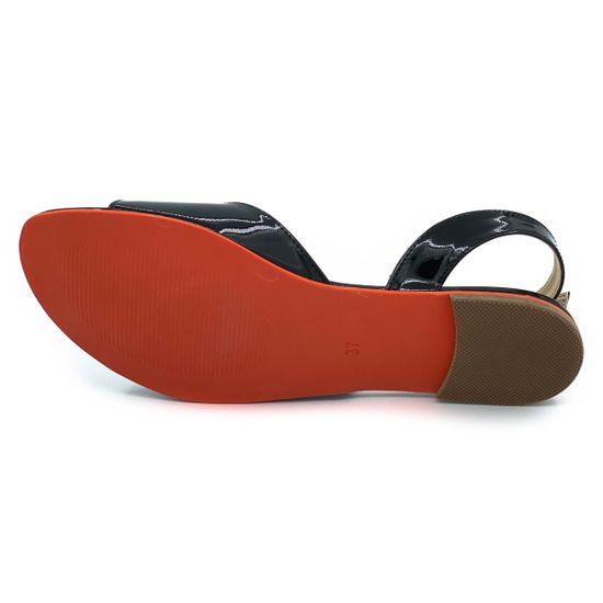 Босоножки Cover черные лаковые - фото 4, 3038 COV