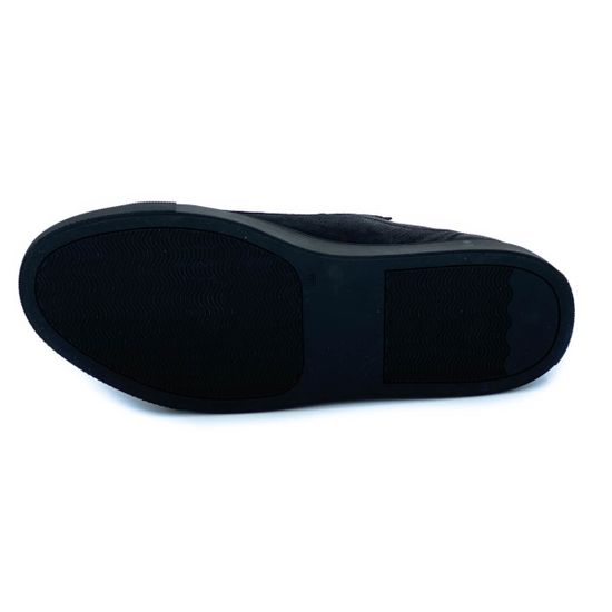 Кеды Marcelo Lopez черные кожаные демисезонные - фото 4, 