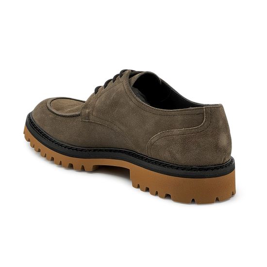 Полуботинки GIAMPIERONICOLA коричневые из нубука демисезонные - фото 3, 41156B GPN MORO