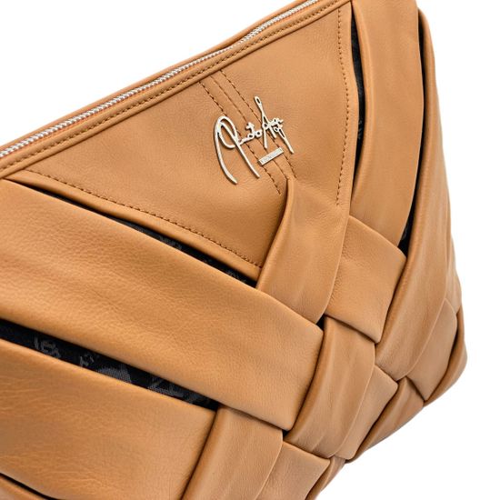 Сумка Renato Angi рыжая кожаная плетеная - фото 4, 2703581 RA MORO