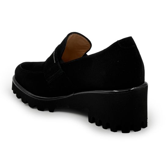 Лоферы KELTON черные замшевые - фото 3, AK2224 KEL