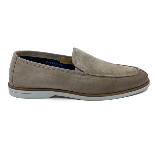 Слипоны GiamPieroNicola бежевые замшевые - фото 1, H40282 GPN BEIGE