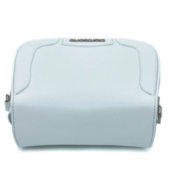 Клатч Di Gregorio белый кожаный - фото 4, 