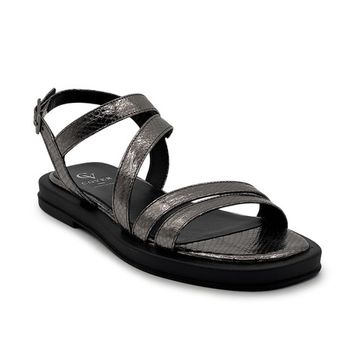 Босоножки CV COVER серебряные кожаные - фото 2, 70192 COV