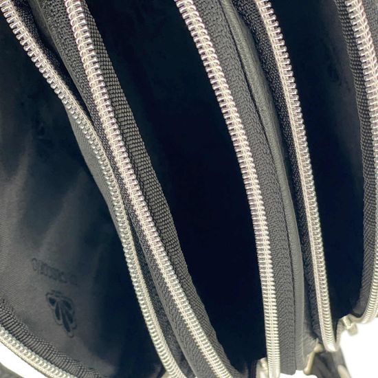 Сумочка Di Gregorio кросс-боди зеленая(ментол) кожаная маленькая - фото 5, 