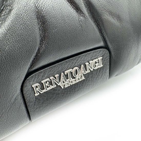 Сумка Renato Angi черная кожаная - фото 4, 3203611 RA NERO