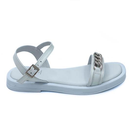 Босоножки Cover белые кожаные - фото 1, 138-2 COV