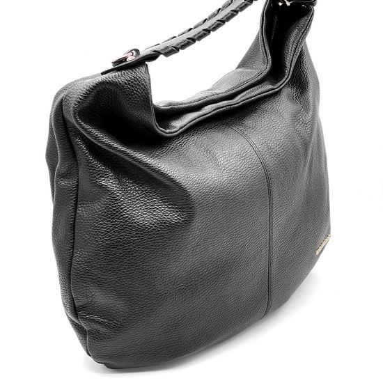 Сумка Di Gregorio черная кожаная - фото 2, 