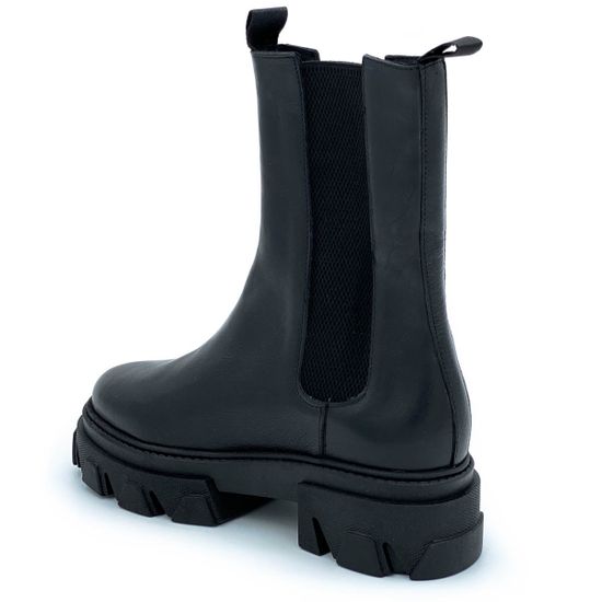 Ботинки Mimmu черные кожаные демисезонные - фото 3, ER5153 MIM