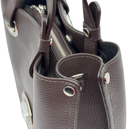 Сумка Renato Angi коричневая кожаная - фото 5, 3257901 RA MORO