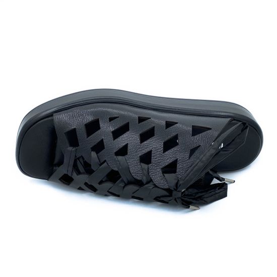 Сабо Donna Soft черные кожаные - фото 5, MOT2036 MOT