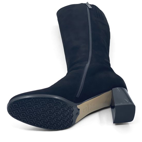 Сапоги Ilasio Renzoni черные замшевые на меху - фото 4, 5253 IR NERO