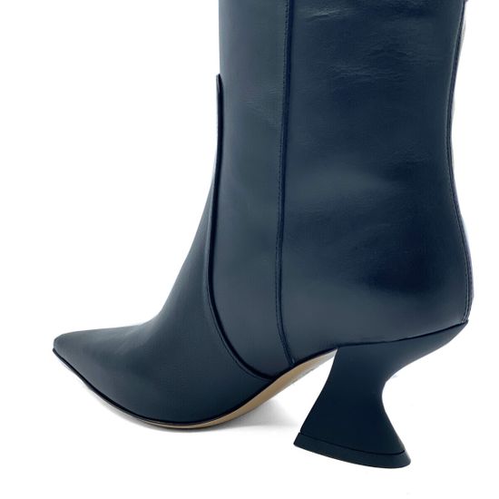 Сапоги TIFFI черные кожаные демисезонные - фото 5, G91/70A TI NERO