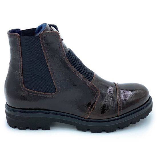 Ботинки Mot CLe коричневые наплак МЕХ - фото 1, 