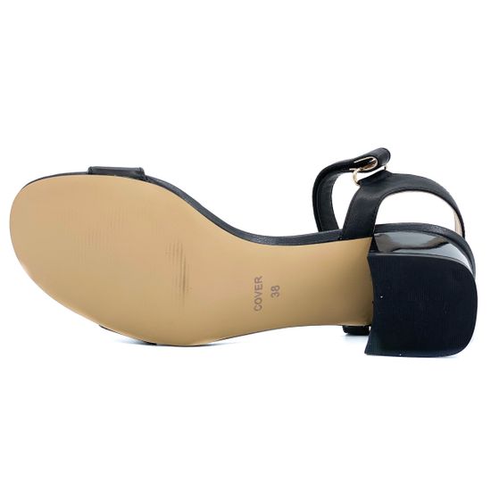 Босоножки Cover черные - фото 4, 