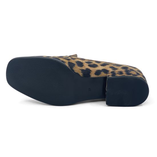 Лоферы CV COVER замшевые принт коричневый леопард - фото 4, 