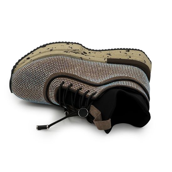 Кроссовки NILA&amp;NILA коричневые замшевые на меху - фото 5, NO6467M NIL MORO