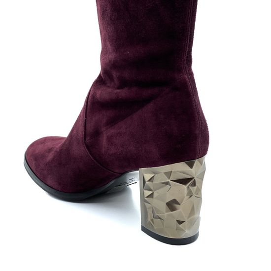 Сапоги Rosso Nero бордо - фото 7, 