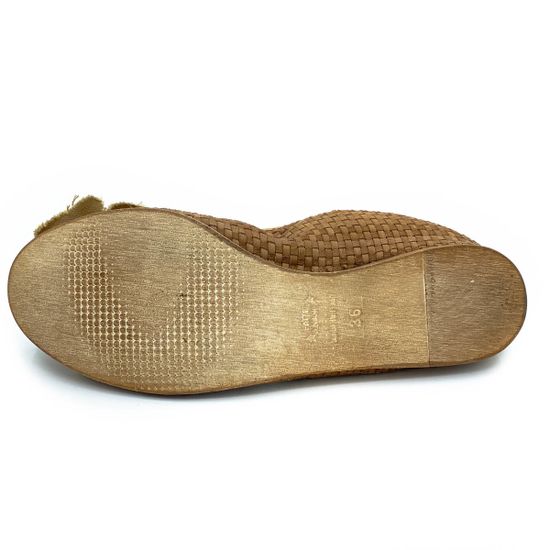 Балетки Fru.it бежевые кожаные - фото 4, 