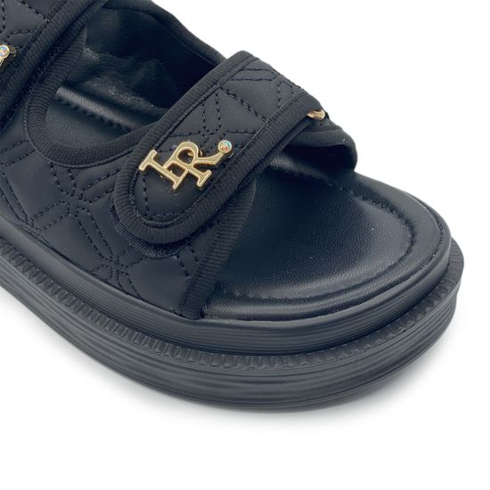 Босоножки Ilasio Renzoni черные текстильные - фото 6, M205 IR NERO