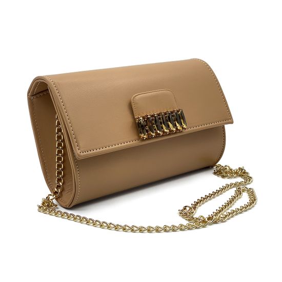 Клатч Tiffi кожаный бежевый LEGNO - фото 2, 