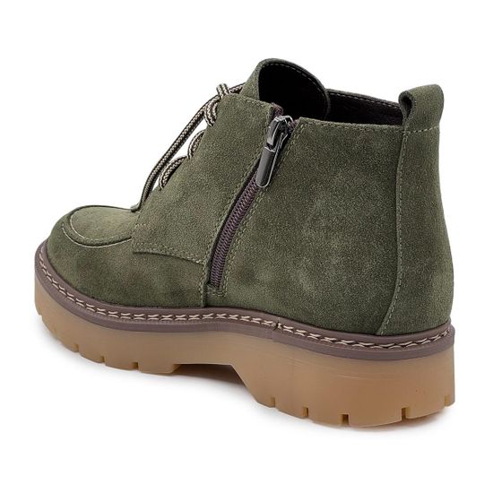 Ботинки CV COVER замшевые на шерсти в цвете хаки - фото 3, 0188-2151 COV HAKI